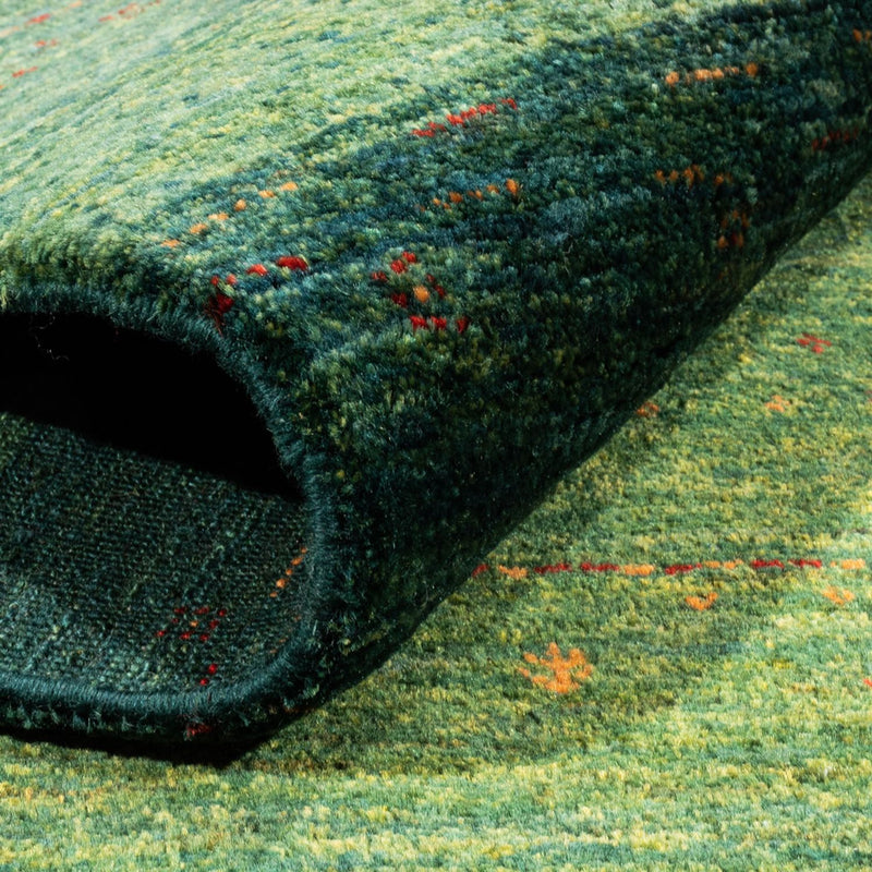 Tappeto Gabbeh - Loribaft Persero - 191 x 152 cm - verde