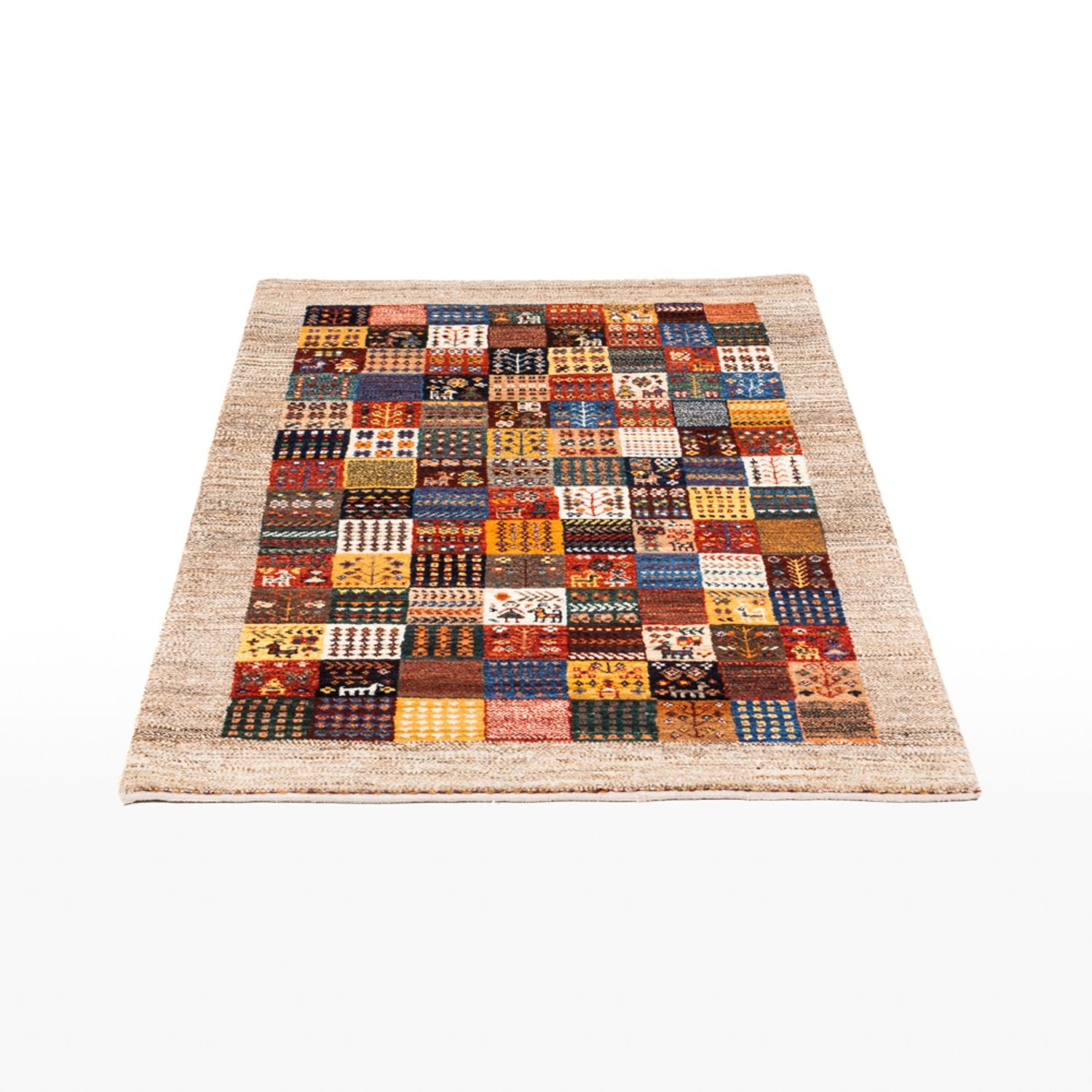 Tappeto Gabbeh - Loribaft Persero - Reale - 132 x 84 cm - multicolore