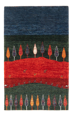 Tappeto Gabbeh - Loribaft Persero - Reale - 126 x 86 cm - multicolore