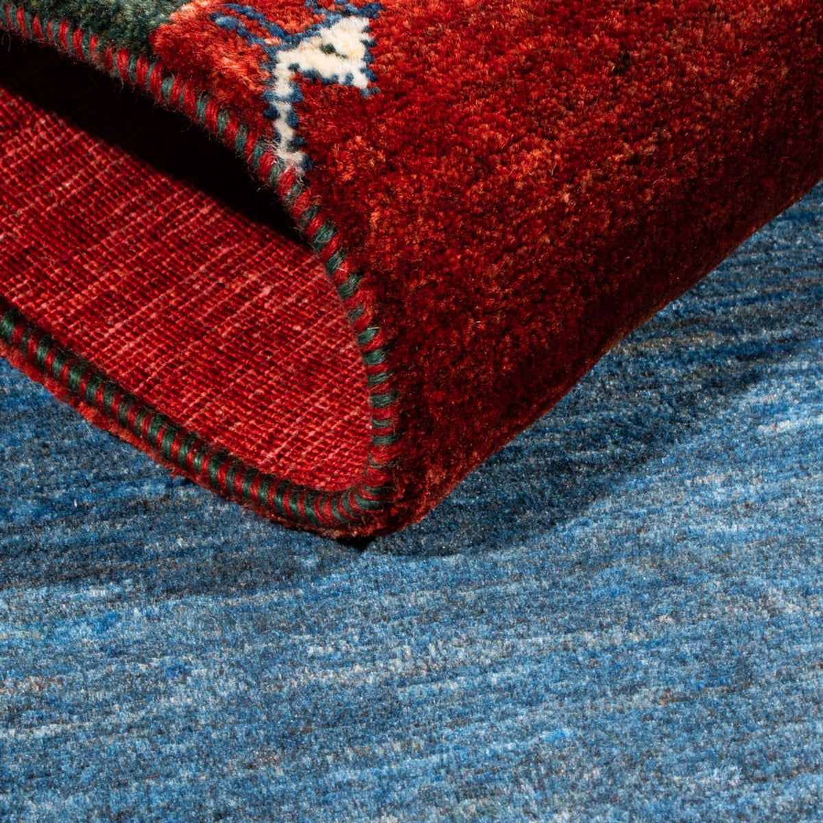 Tappeto Gabbeh - Loribaft Persero - Reale - 126 x 86 cm - multicolore