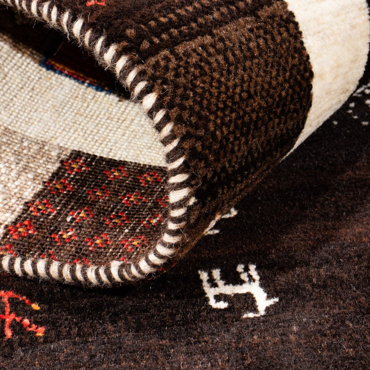 Tappeto Gabbeh - Loribaft Persero - Reale - 130 x 86 cm - multicolore