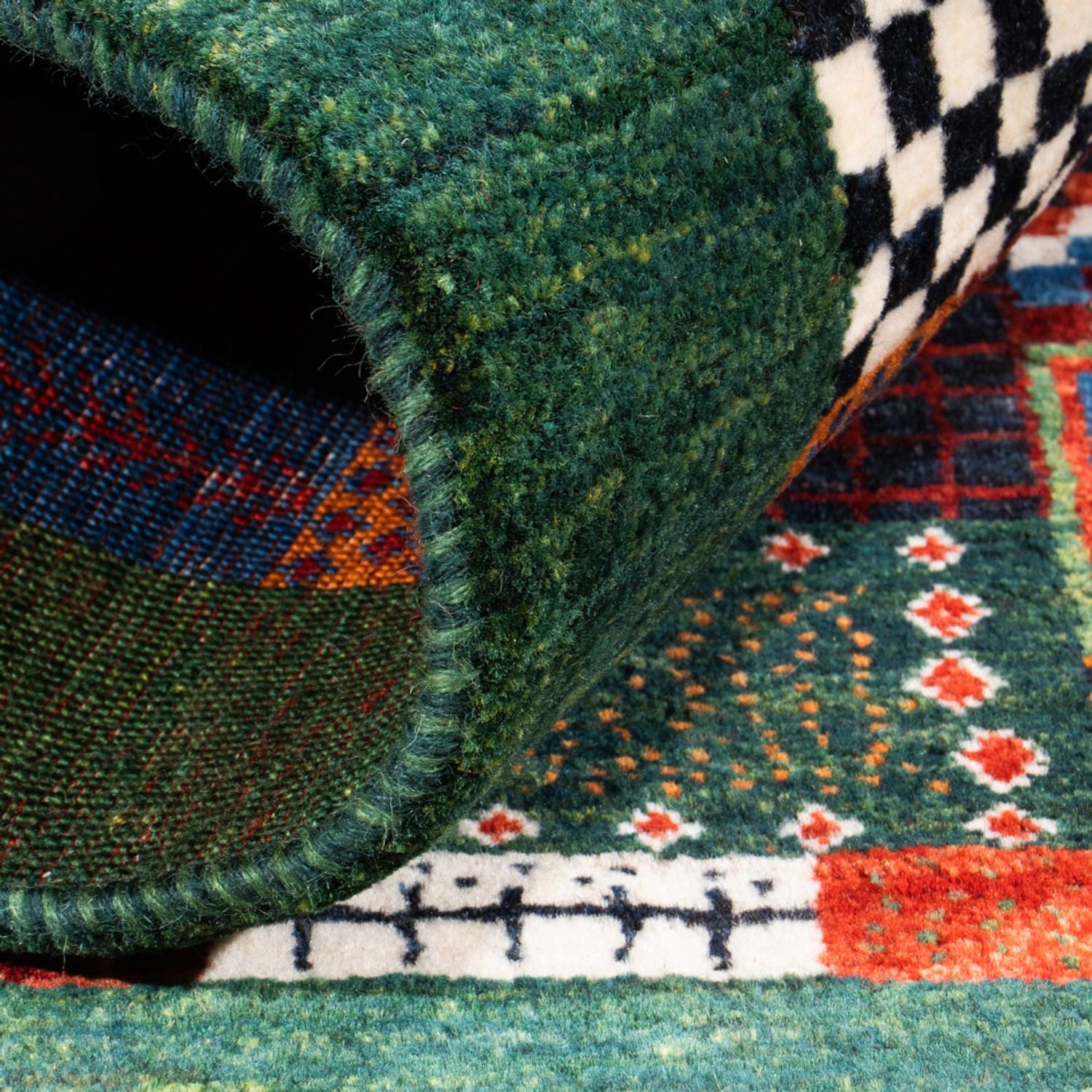 Tappeto Gabbeh - Loribaft Persero - Reale - 118 x 83 cm - multicolore