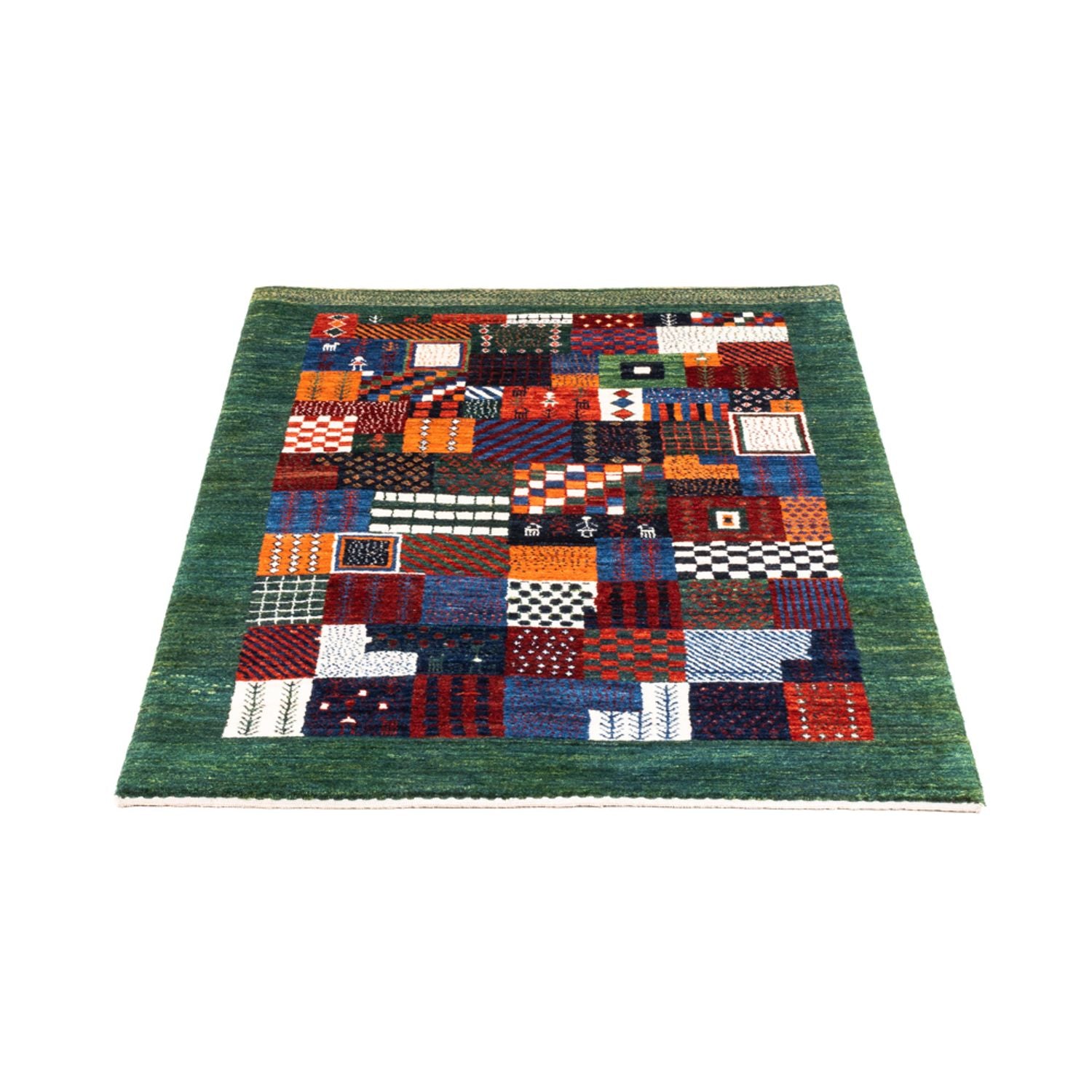 Tappeto Gabbeh - Loribaft Persero - Reale - 118 x 83 cm - multicolore