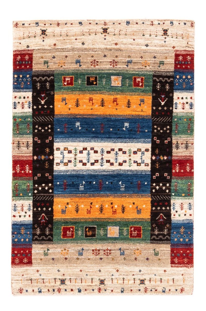Tappeto Gabbeh - Loribaft Persero - Reale - 124 x 83 cm - multicolore