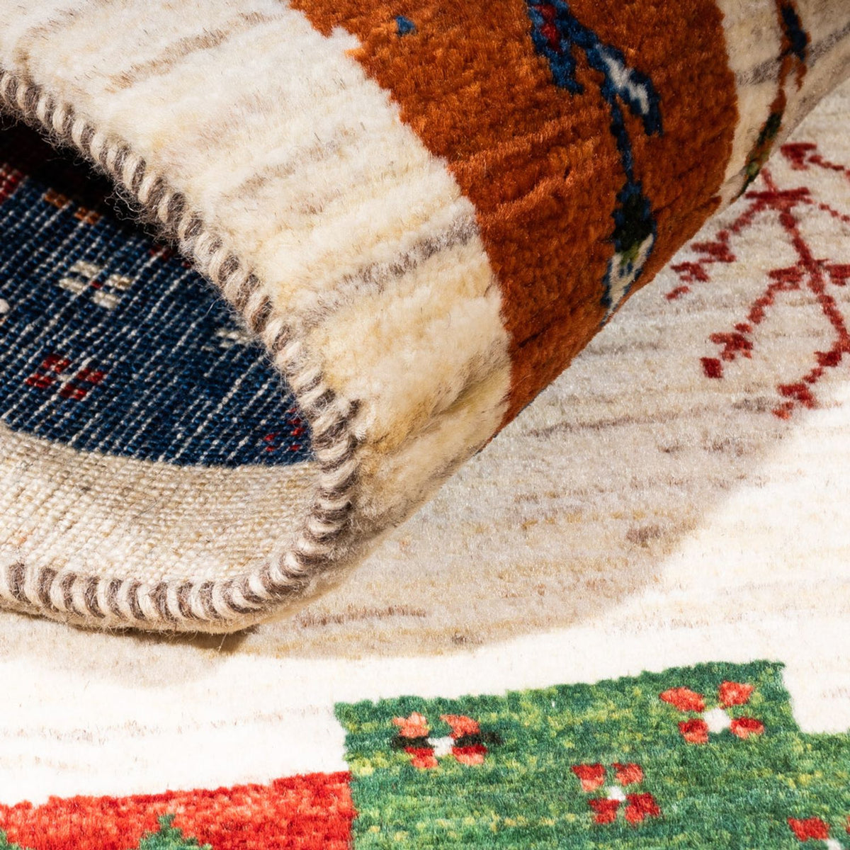 Tappeto Gabbeh - Loribaft Persero - Reale - 135 x 83 cm - multicolore