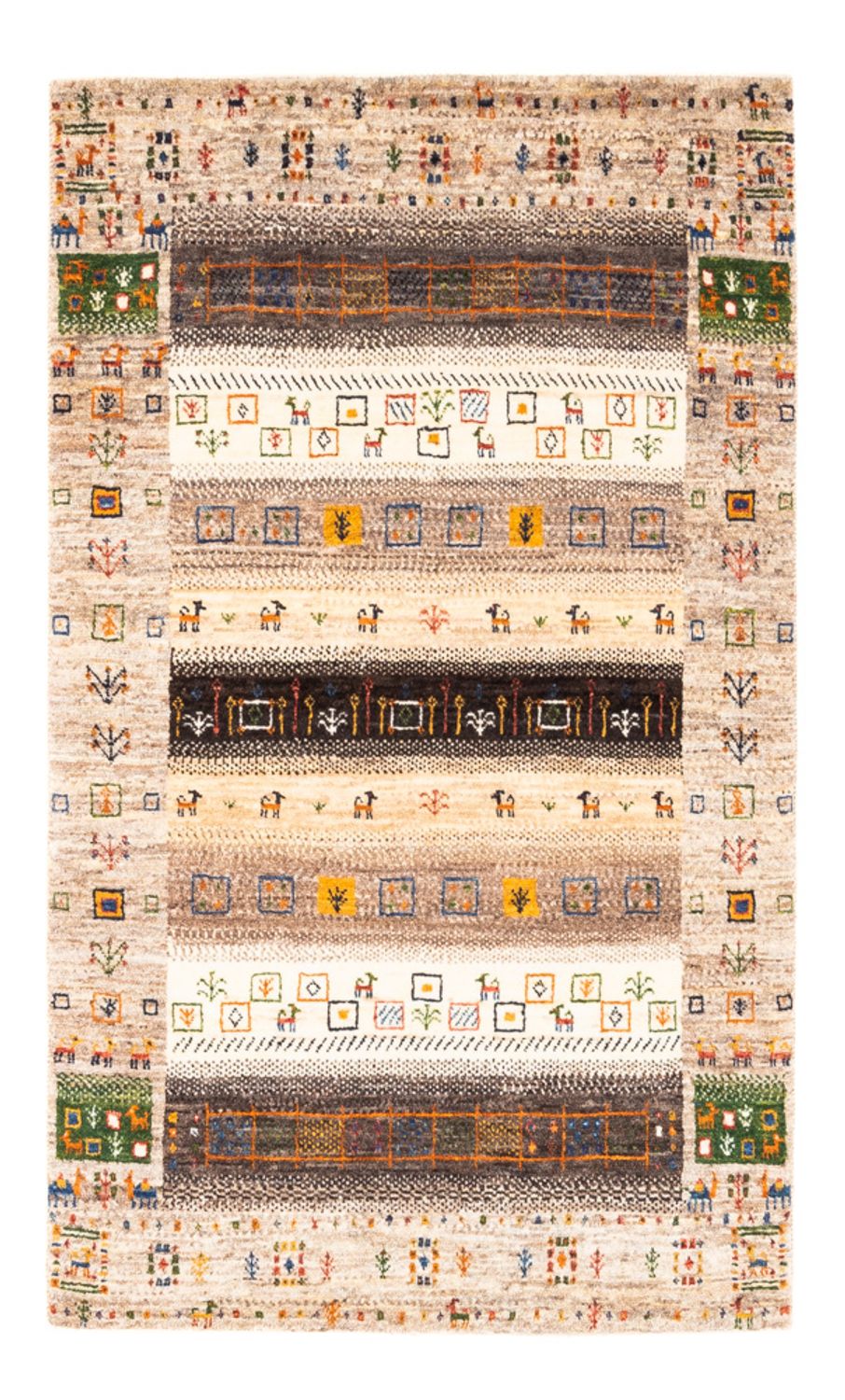 Tappeto Gabbeh - Loribaft Persero - Reale - 135 x 87 cm - multicolore