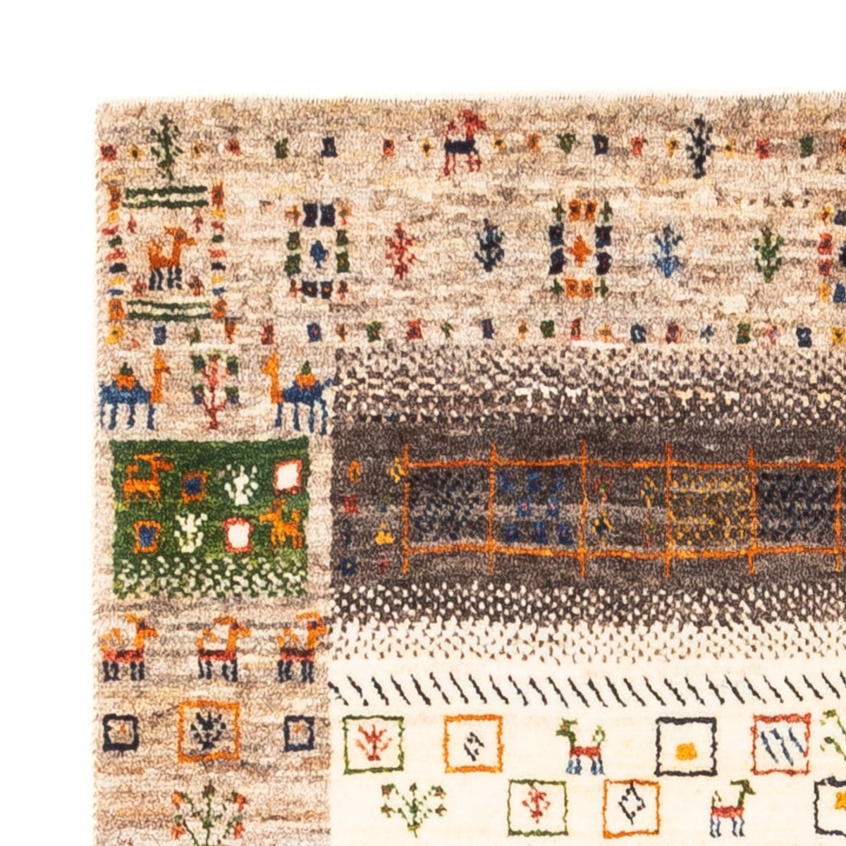 Tappeto Gabbeh - Loribaft Persero - Reale - 135 x 87 cm - multicolore