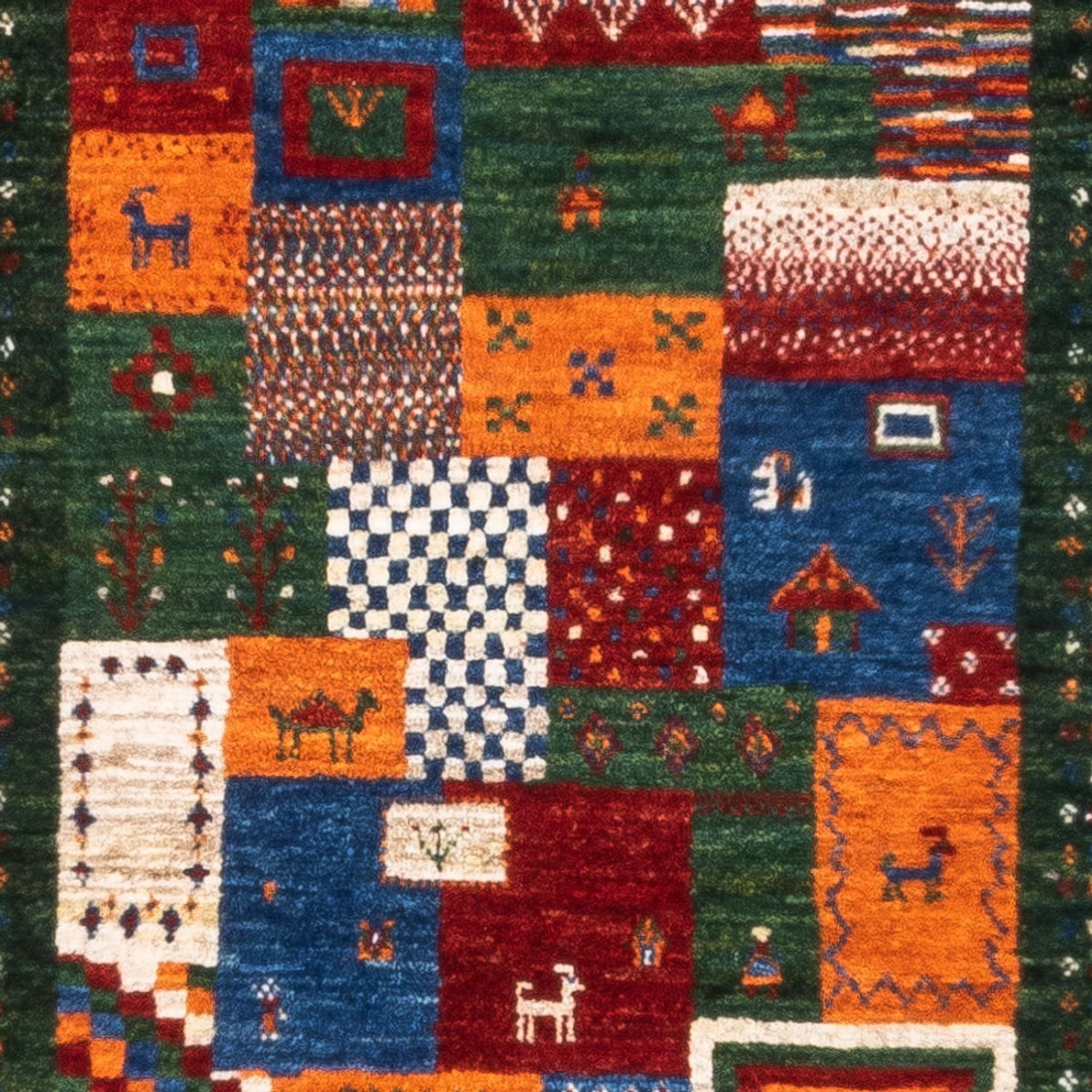 Tappeto Gabbeh - Loribaft Persero - Reale - 126 x 81 cm - multicolore