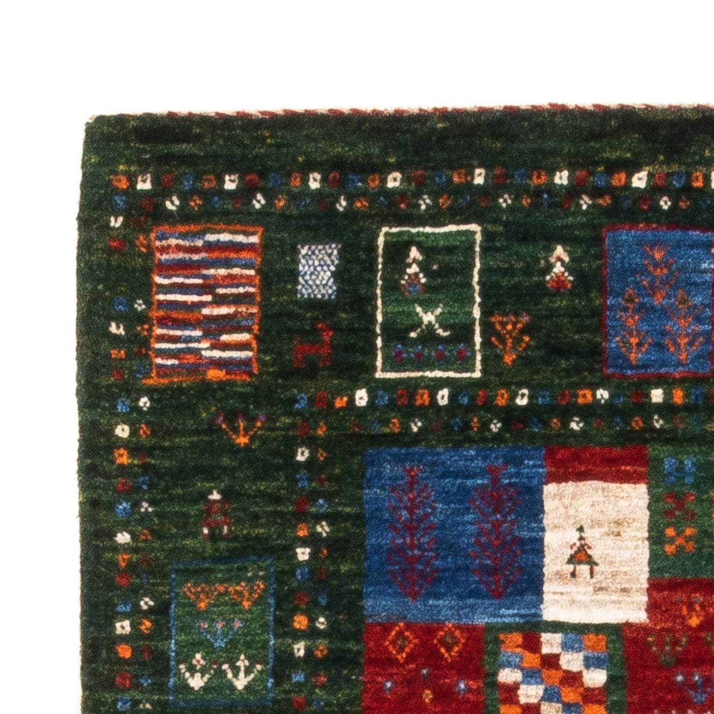 Loribaft Tappeto 126x81cm - Perserteppich Wollteppich