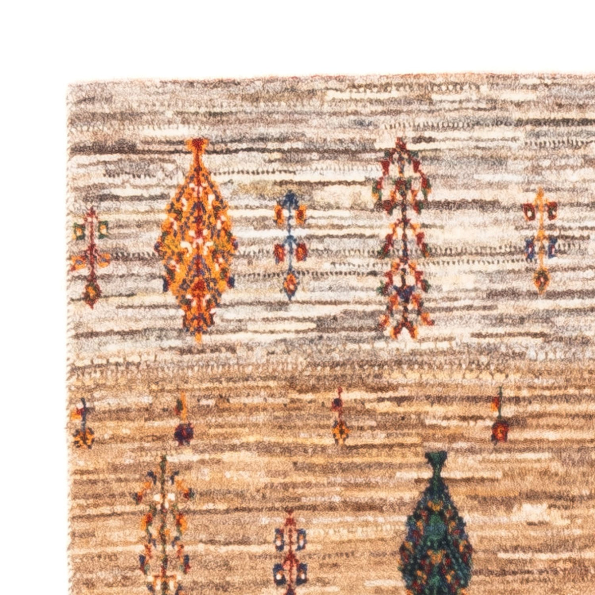 Tappeto Gabbeh - Loribaft Persero - Reale - 125 x 85 cm - grigio