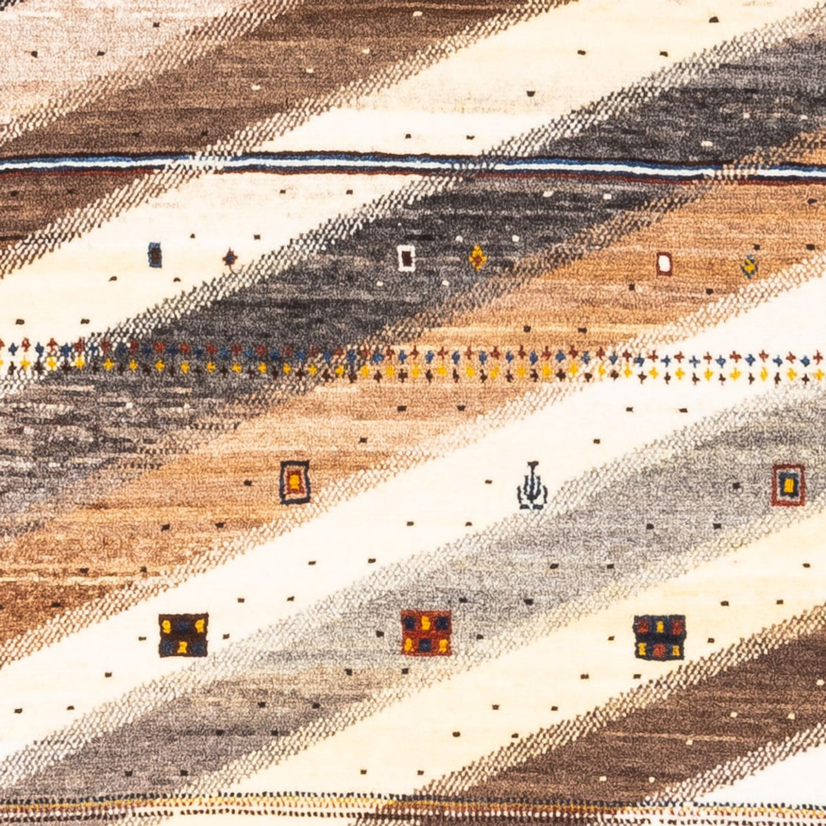 Tappeto Gabbeh - Loribaft Persero - Reale - 120 x 80 cm - multicolore