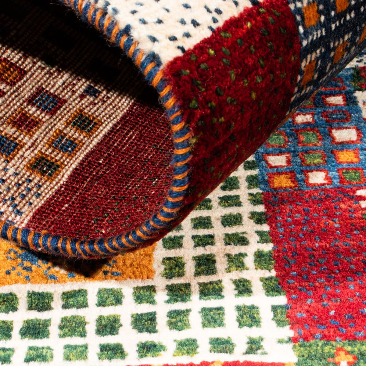 Tappeto Gabbeh - Loribaft Persero - Reale - 134 x 85 cm - multicolore