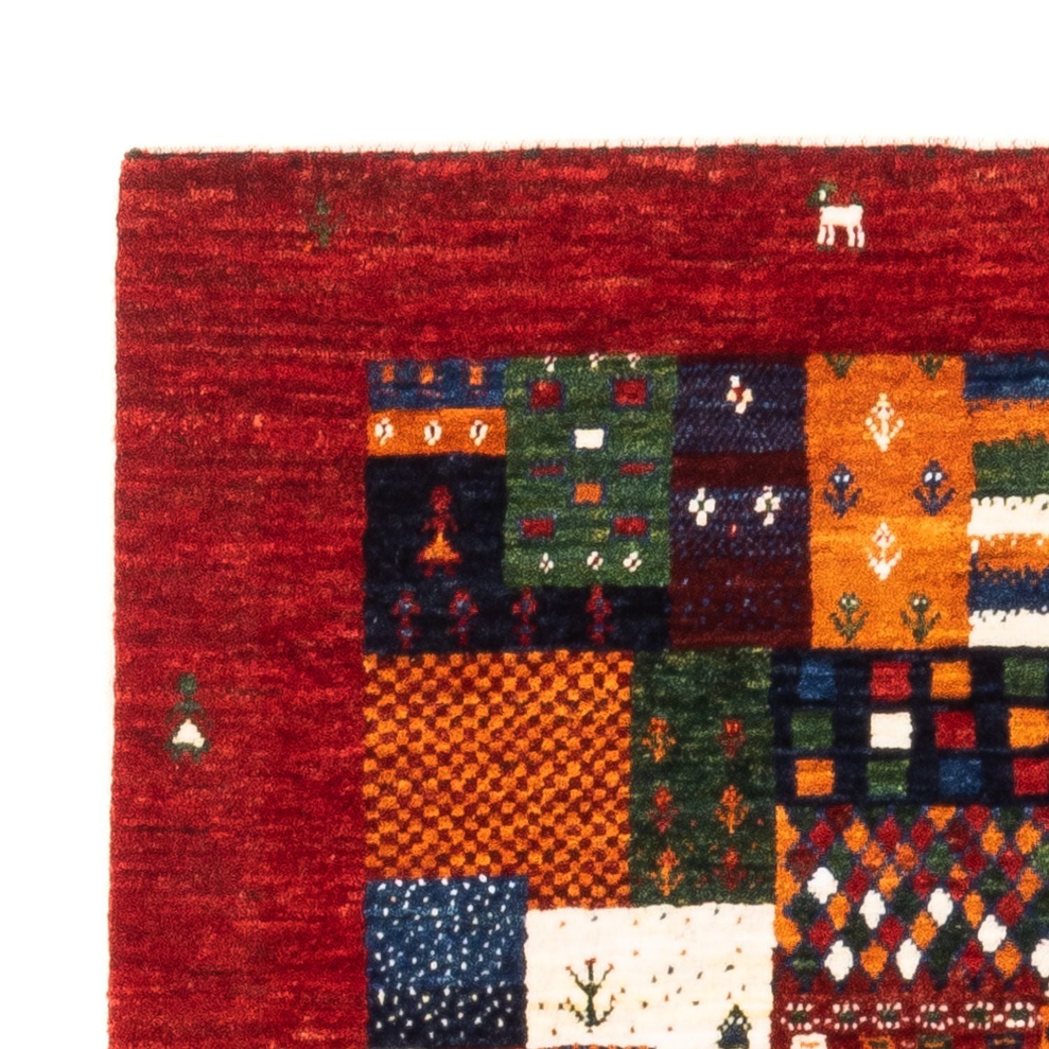 Tappeto Gabbeh - Loribaft Persero - Reale - 125 x 93 cm - multicolore