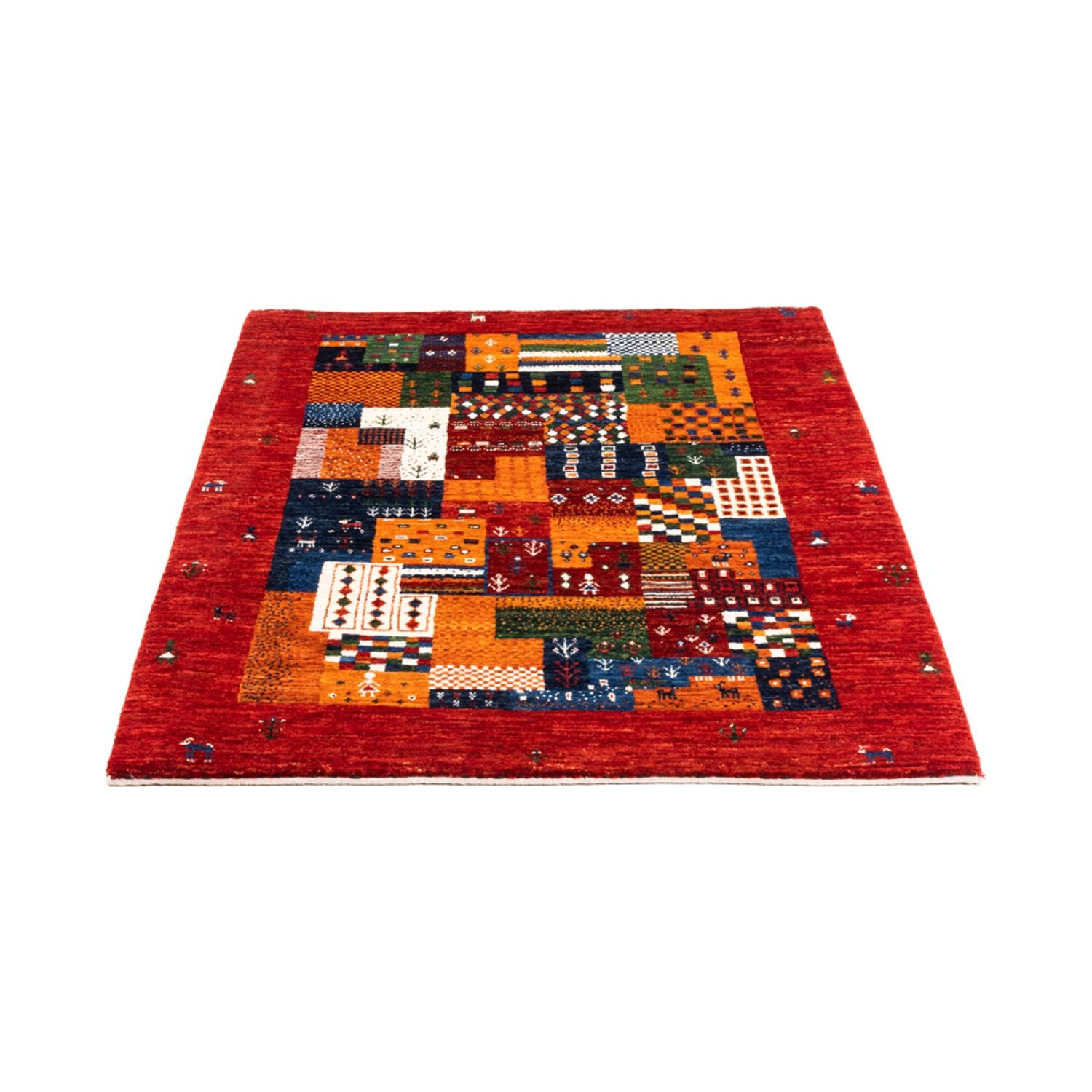 Tappeto Gabbeh - Loribaft Persero - Reale - 125 x 93 cm - multicolore