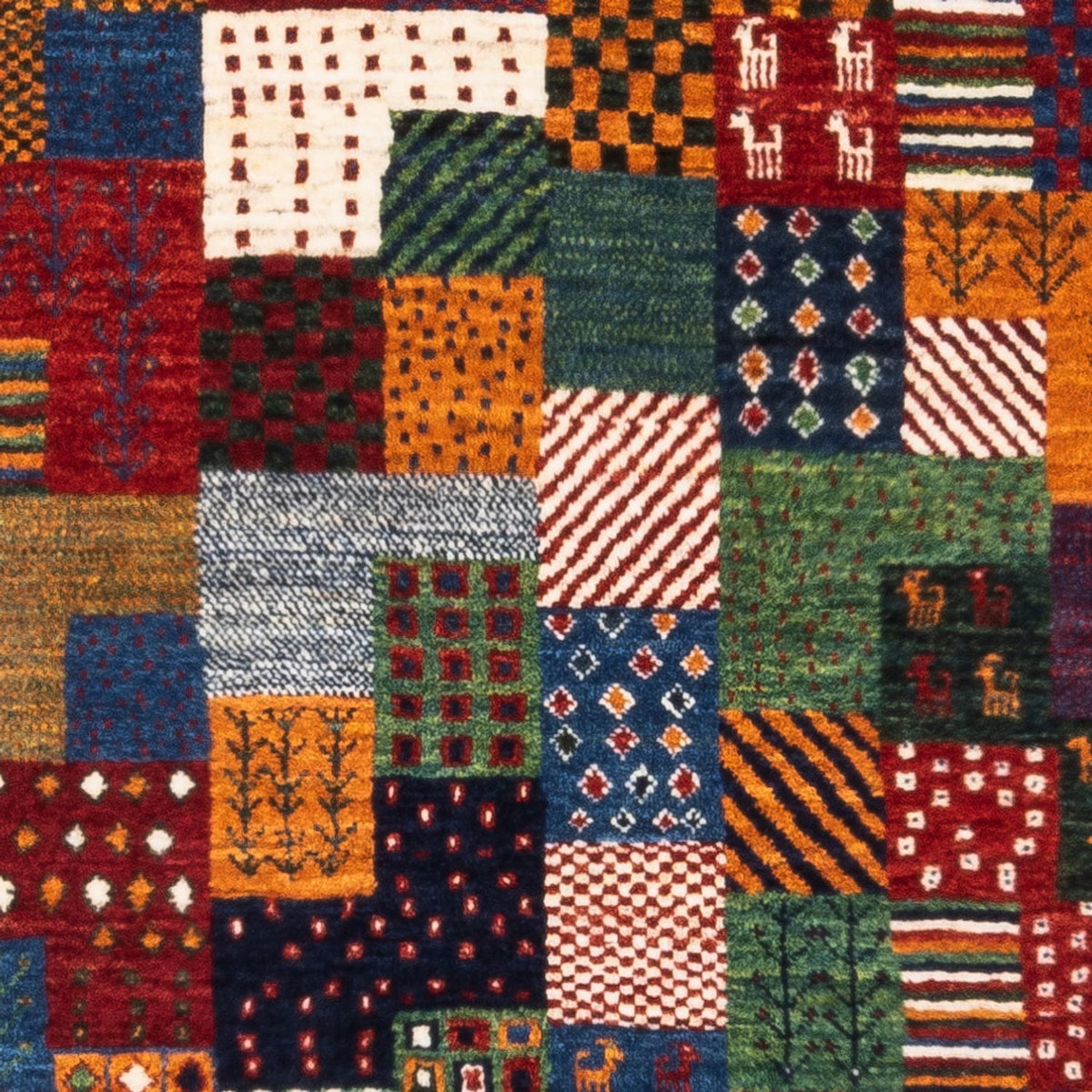 Tappeto Gabbeh - Loribaft Persero - Reale - 124 x 85 cm - multicolore