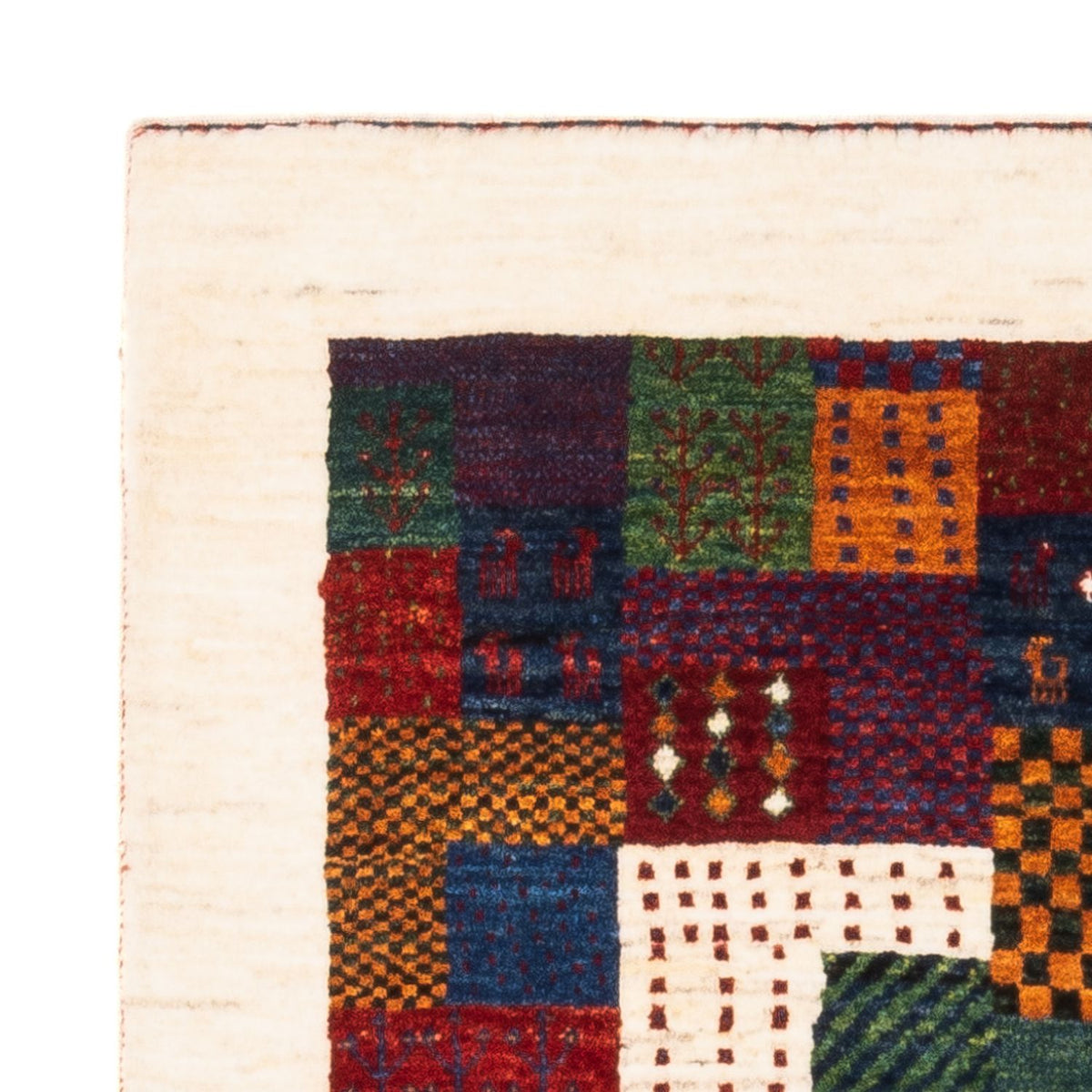 Tappeto Gabbeh - Loribaft Persero - Reale - 124 x 85 cm - multicolore