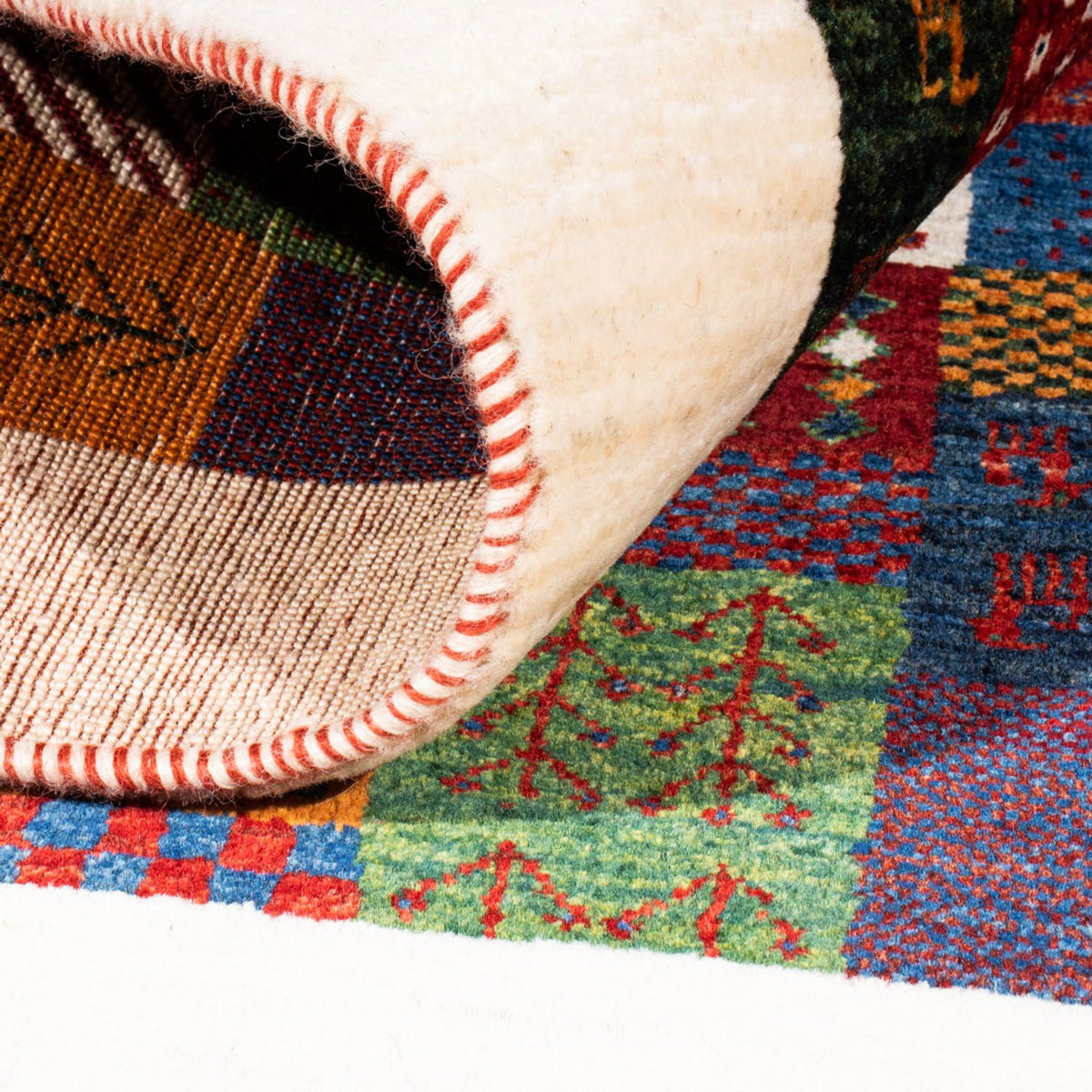 Tappeto Gabbeh - Loribaft Persero - Reale - 124 x 85 cm - multicolore