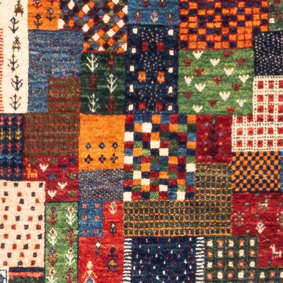 Tappeto Gabbeh - Loribaft Persero - Reale - 129 x 81 cm - multicolore