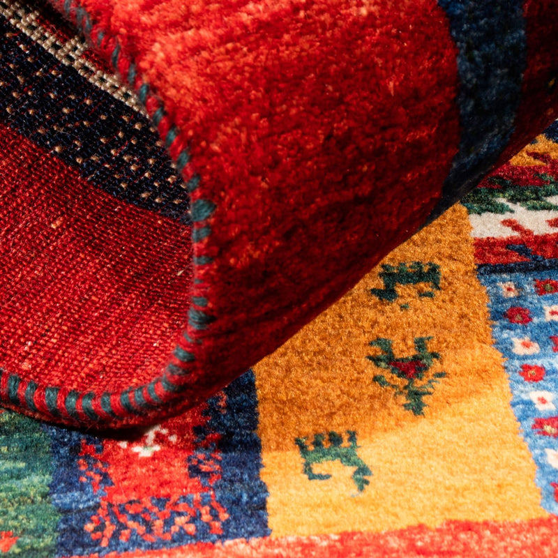 Tappeto Gabbeh - Loribaft Persero - Reale - 129 x 81 cm - multicolore