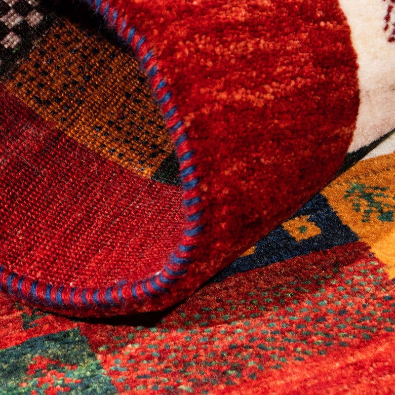 Tappeto Gabbeh - Loribaft Persero - Reale - 128 x 85 cm - multicolore