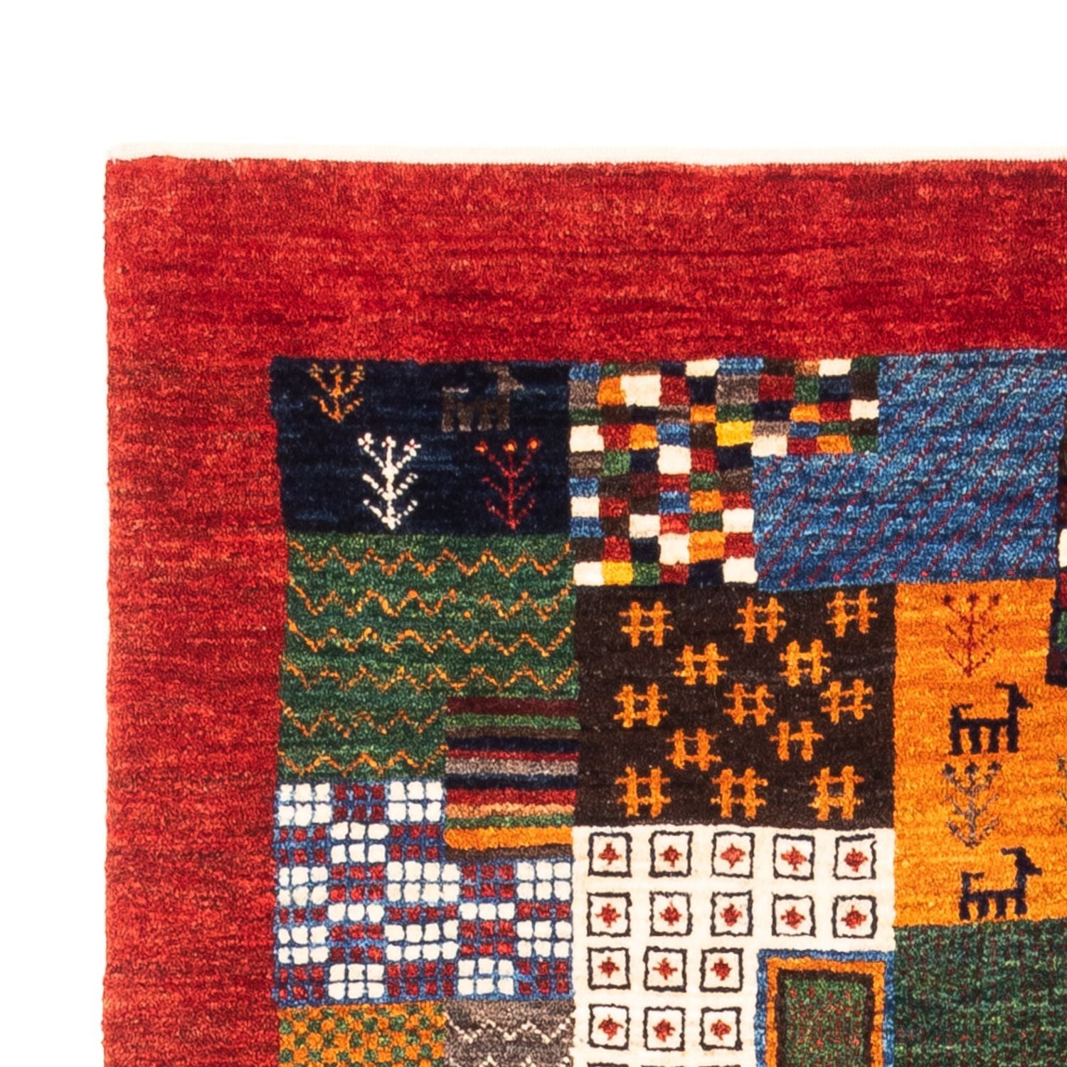 Tappeto Gabbeh - Loribaft Persero - Reale - 146 x 97 cm - multicolore