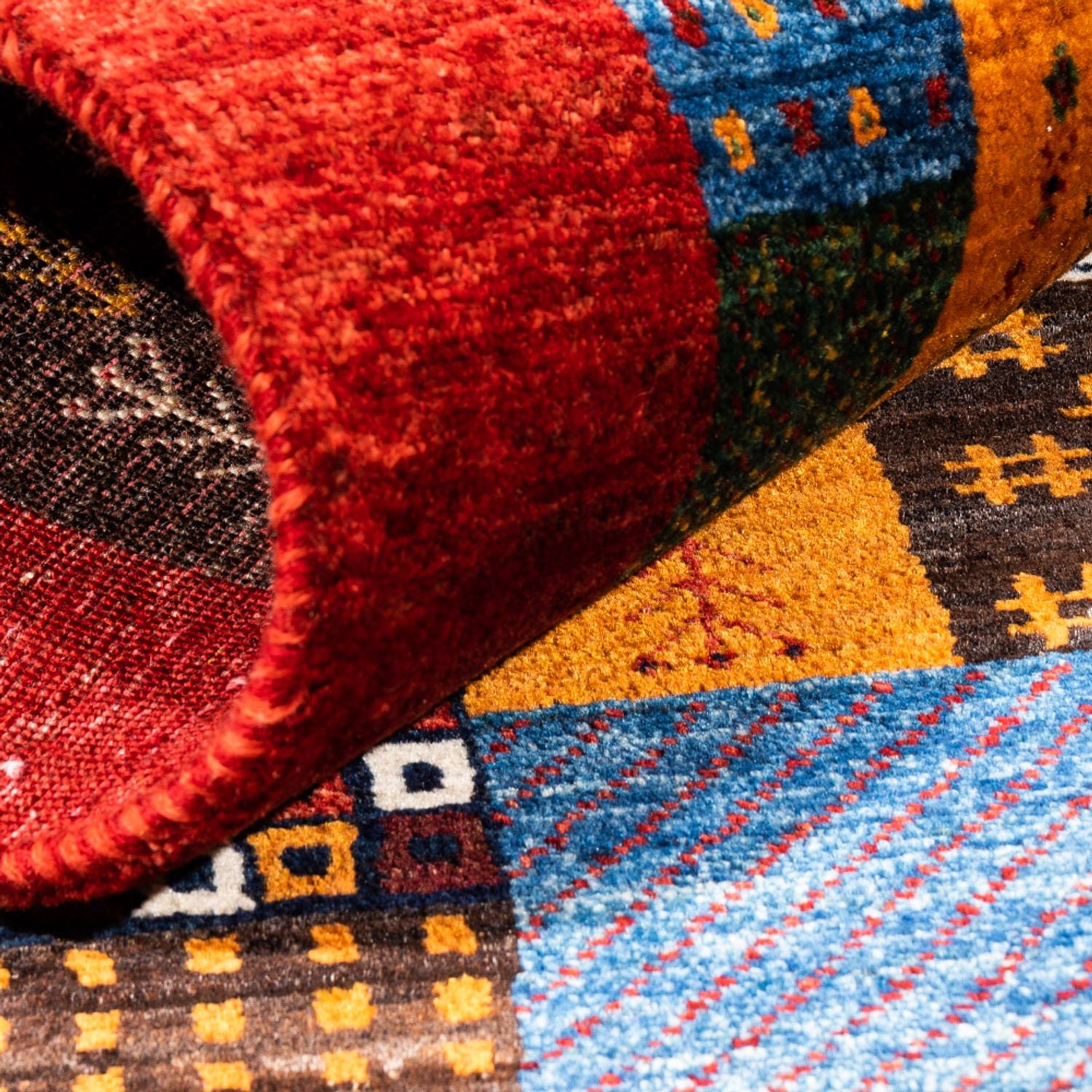 Tappeto Gabbeh - Loribaft Persero - Reale - 146 x 97 cm - multicolore