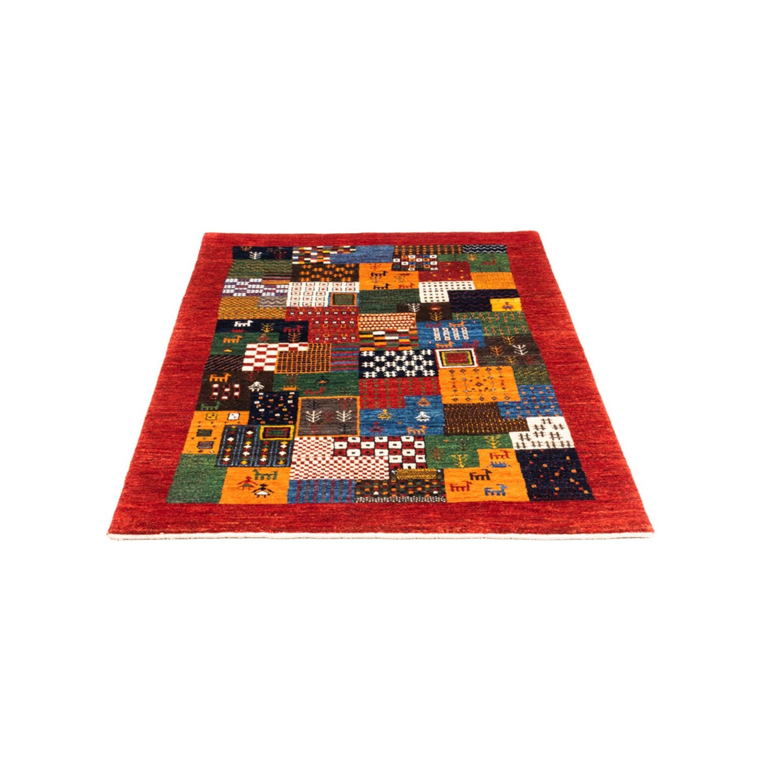 Tappeto Gabbeh - Loribaft Persero - Reale - 146 x 97 cm - multicolore