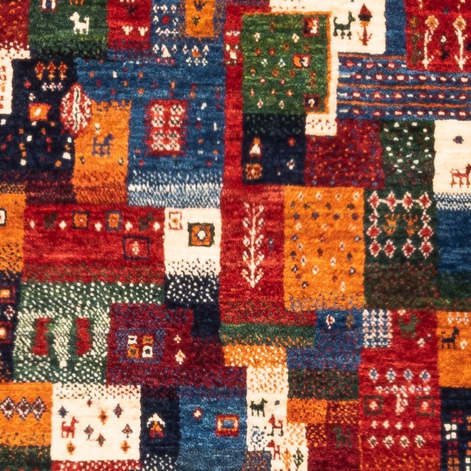 Tappeto Gabbeh - Loribaft Persero - Reale - 127 x 84 cm - multicolore