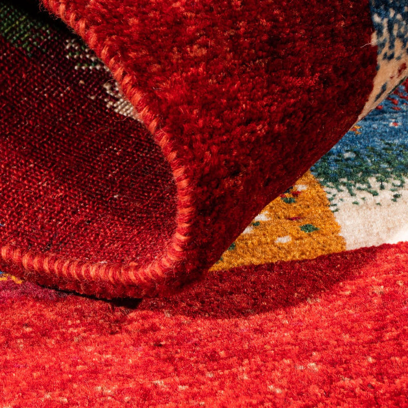 Tappeto Gabbeh - Loribaft Persero - Reale - 123 x 89 cm - multicolore