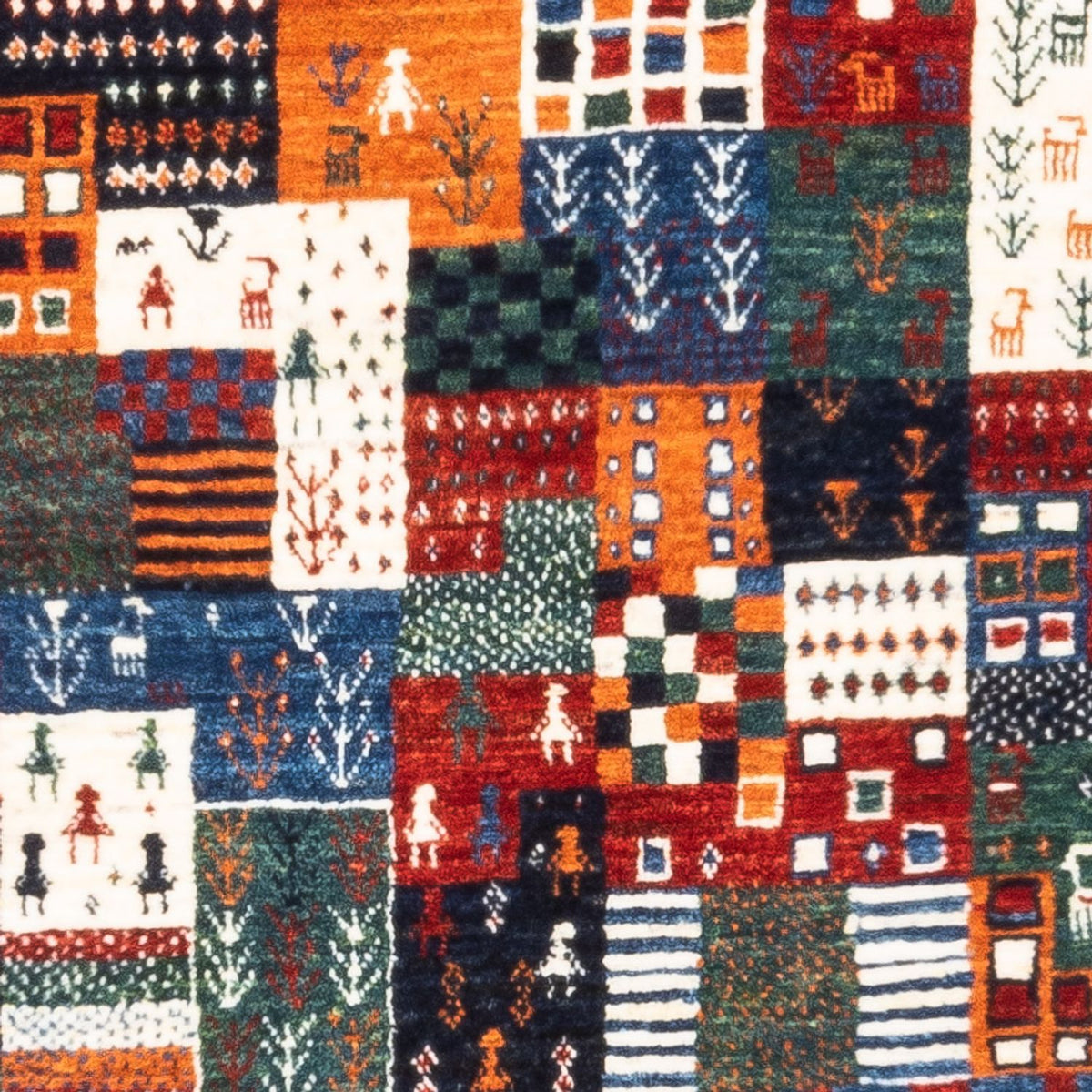 Tappeto Gabbeh - Loribaft Persero - Reale - 125 x 83 cm - multicolore