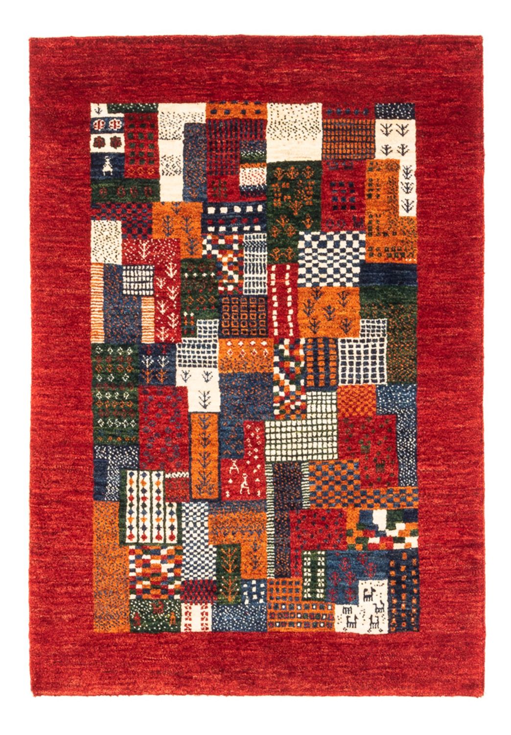 Tappeto Gabbeh - Loribaft Persero - Reale - 120 x 80 cm - multicolore