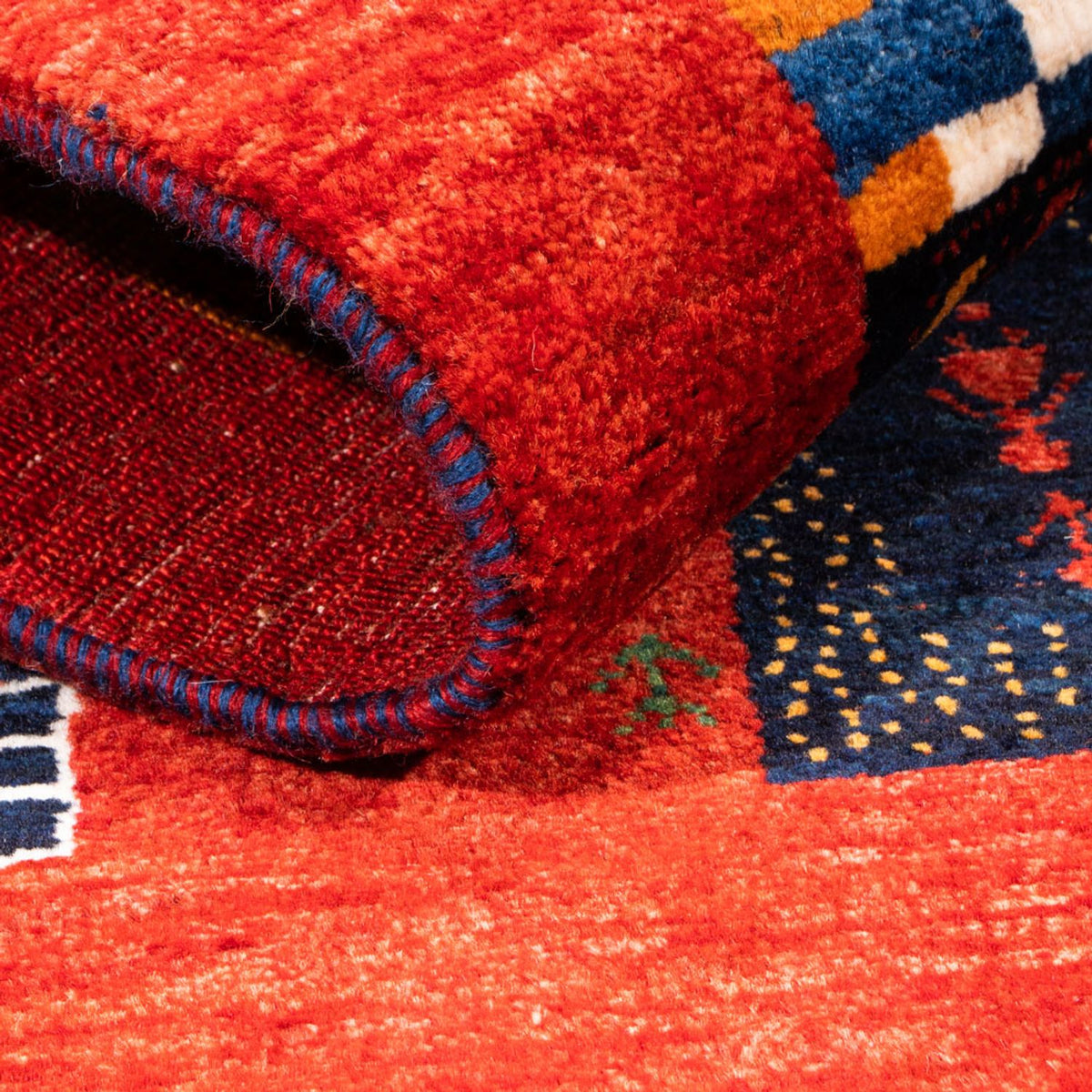 Tappeto Gabbeh - Loribaft Persero - Reale - 118 x 84 cm - multicolore