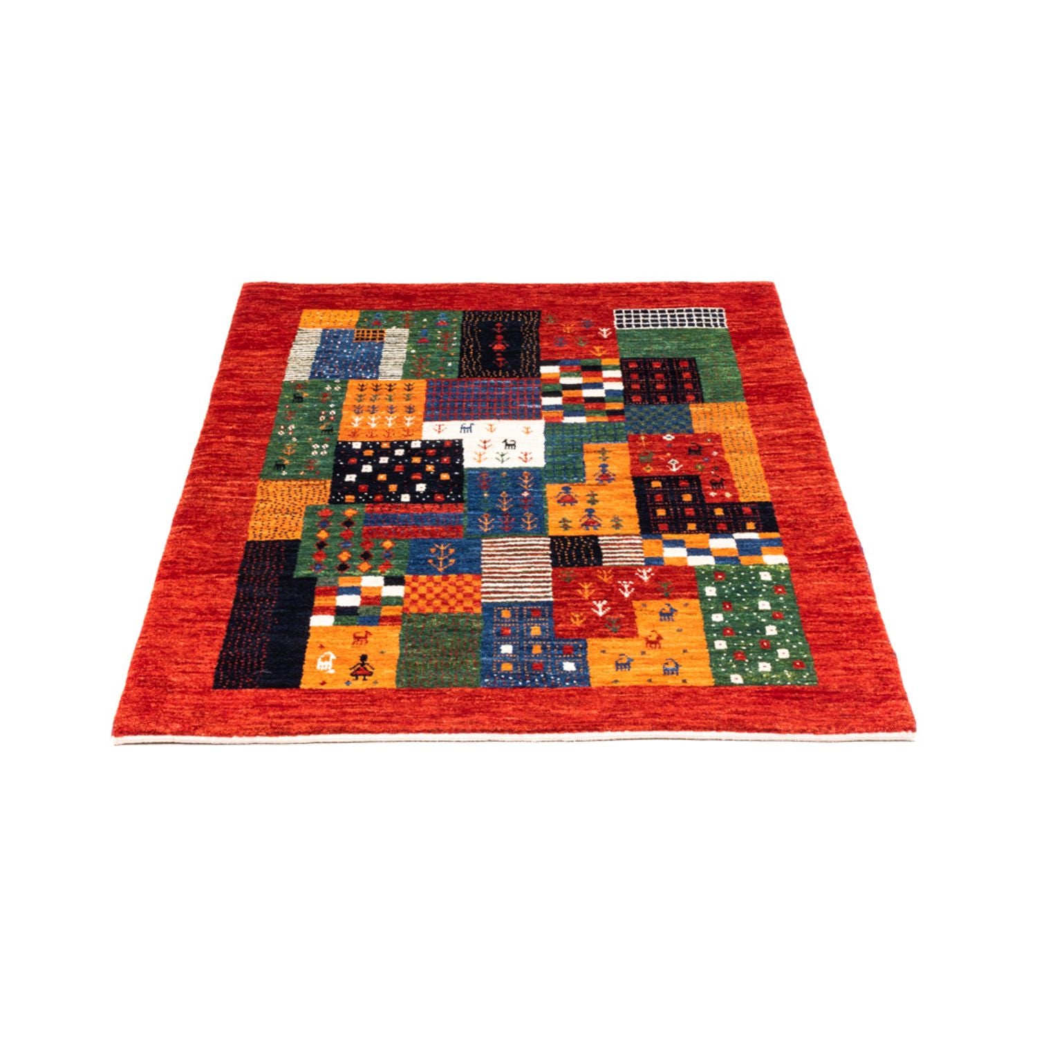 Tappeto Gabbeh - Loribaft Persero - Reale - 118 x 84 cm - multicolore