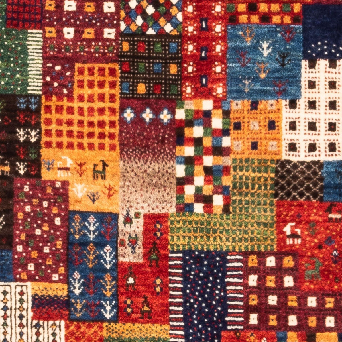 Tappeto Gabbeh - Loribaft Persero - Reale - 127 x 88 cm - multicolore