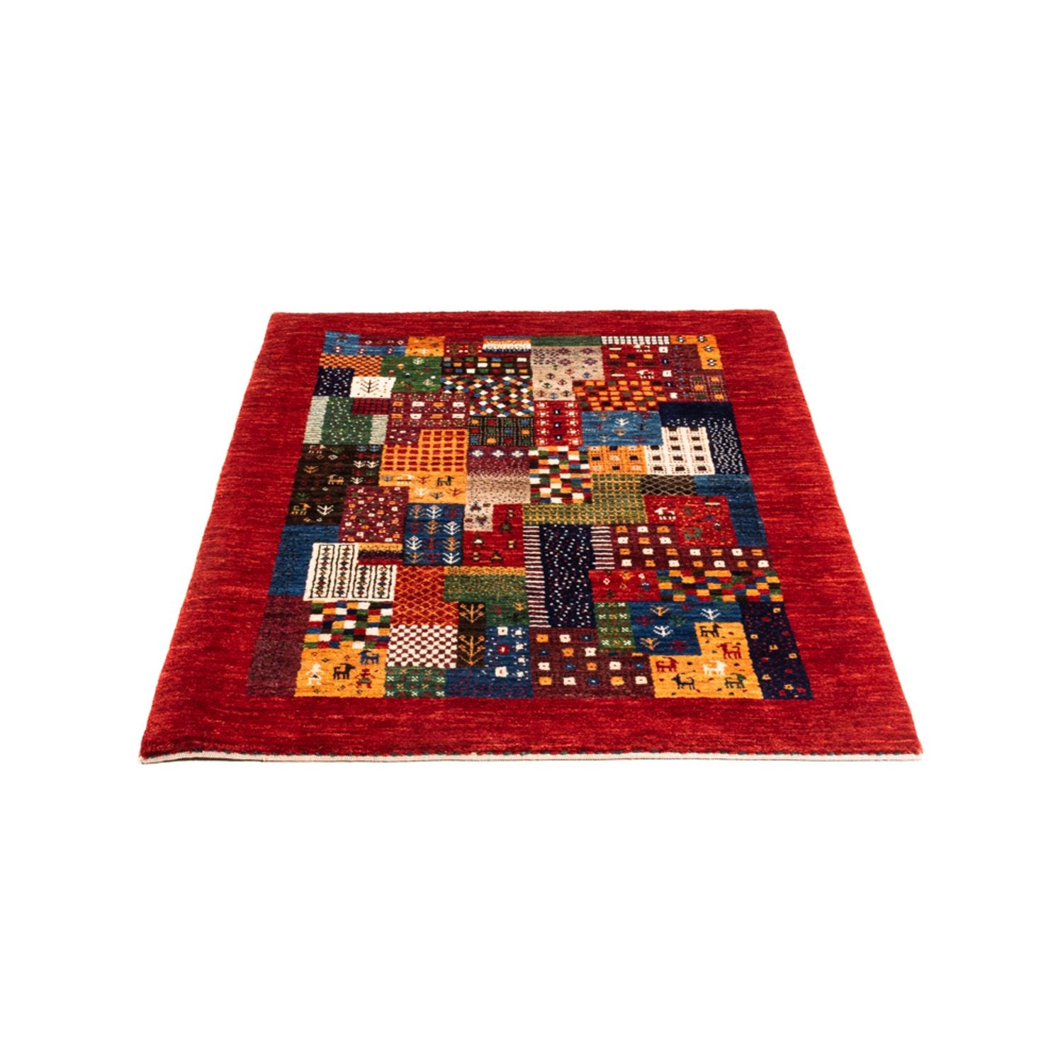 Tappeto Gabbeh - Loribaft Persero - Reale - 127 x 88 cm - multicolore
