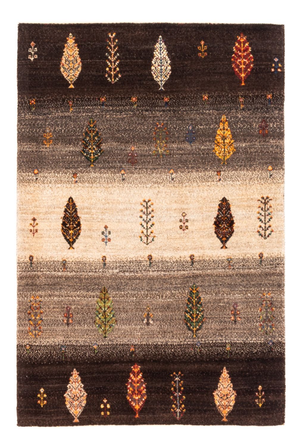 Tappeto Gabbeh - Loribaft Persero - Reale - 125 x 88 cm - grigio