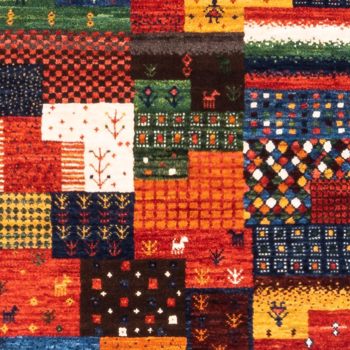 Tappeto Gabbeh - Loribaft Persero - Reale - 127 x 83 cm - verde