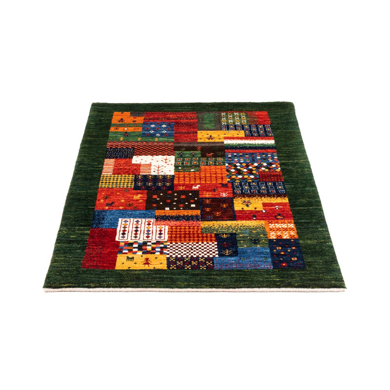 Tappeto Gabbeh - Loribaft Persero - Reale - 127 x 83 cm - verde