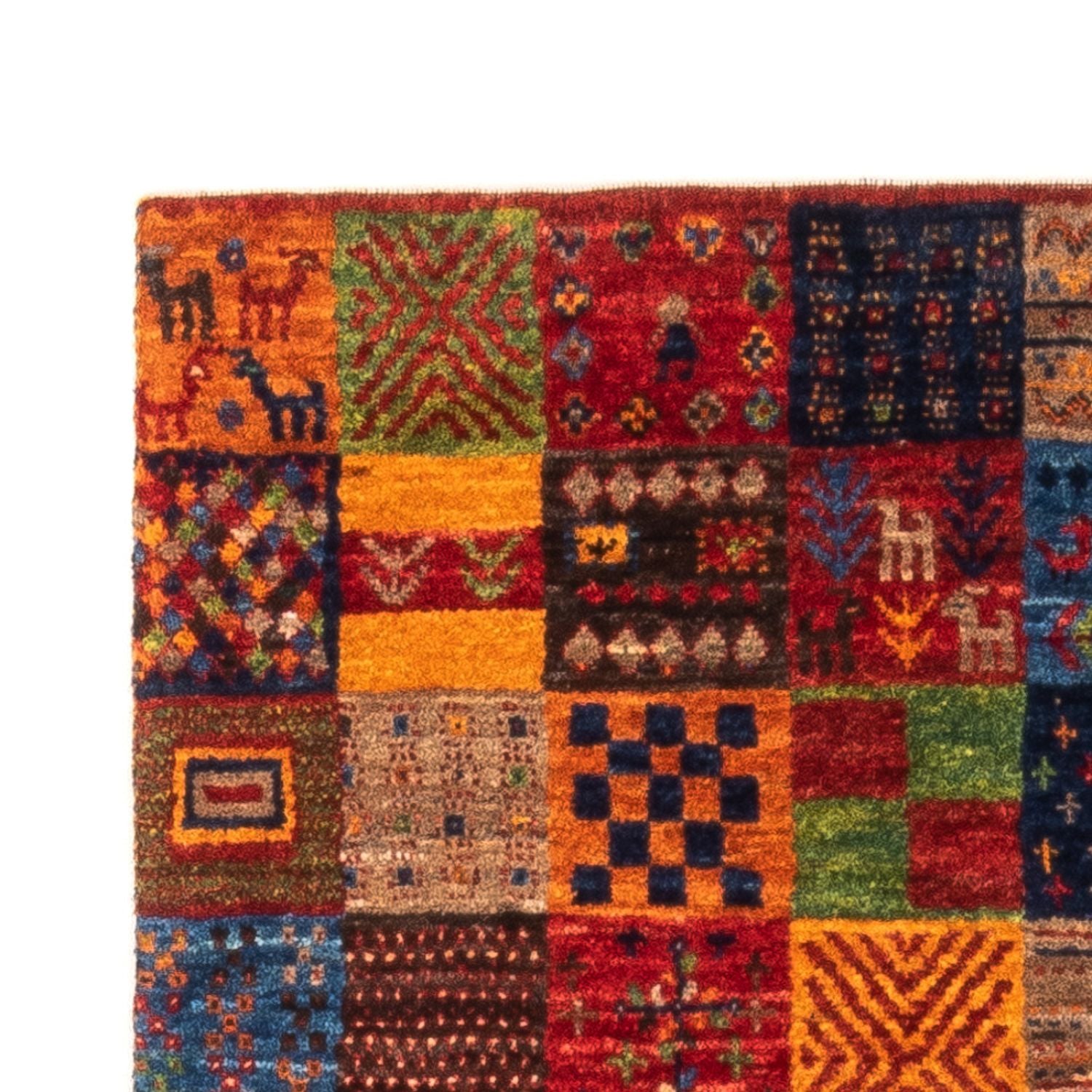Tappeto Gabbeh - Loribaft Persero - Reale - 124 x 80 cm - multicolore