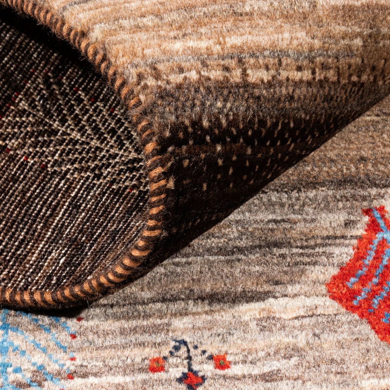 Tappeto Gabbeh - Loribaft Persero - Reale - 131 x 88 cm - multicolore