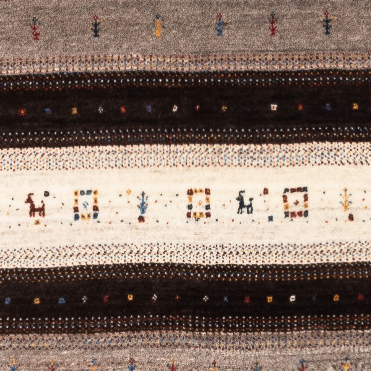 Tappeto Gabbeh - Loribaft Persero - Reale - 134 x 84 cm - marrone