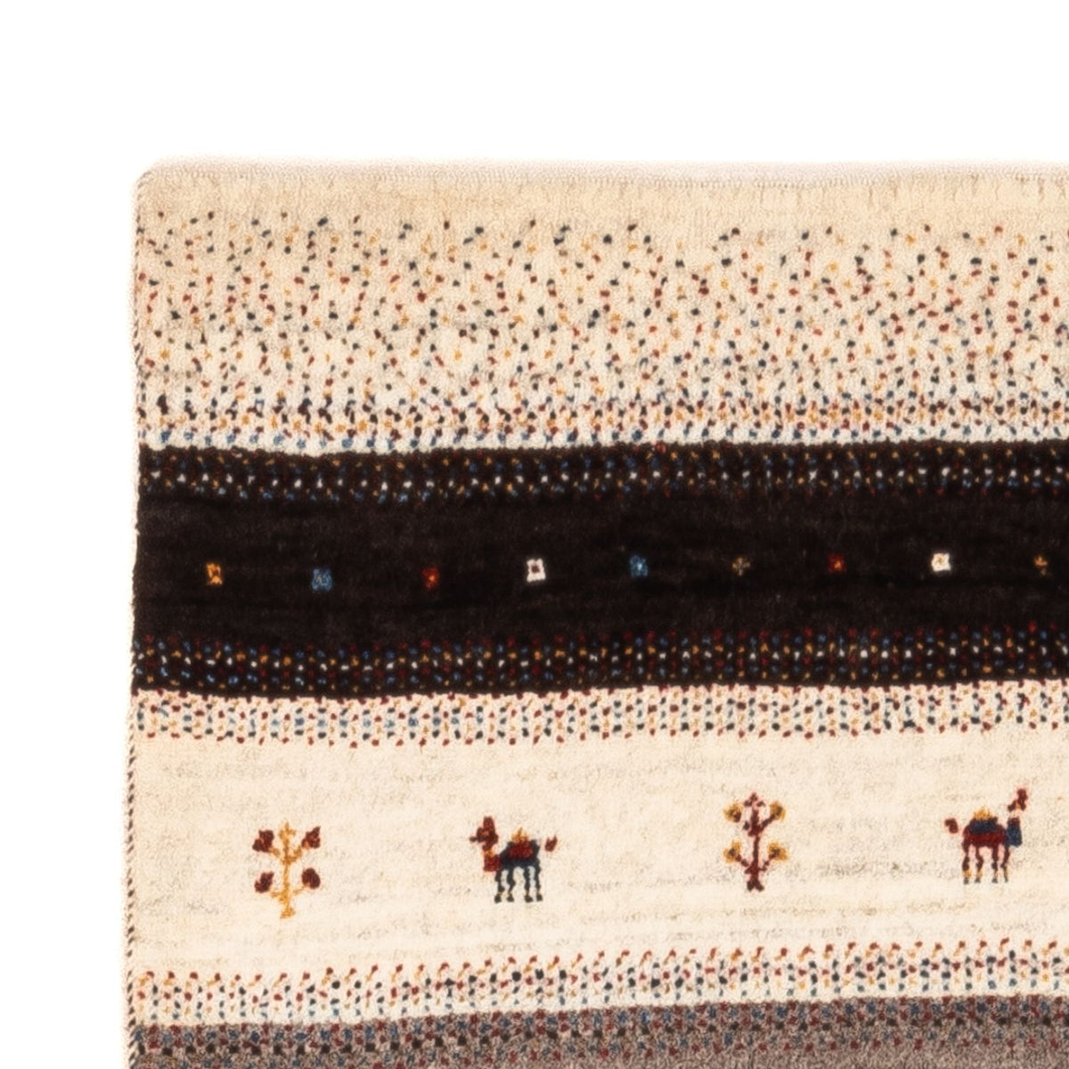 Tappeto Gabbeh - Loribaft Persero - Reale - 134 x 84 cm - marrone