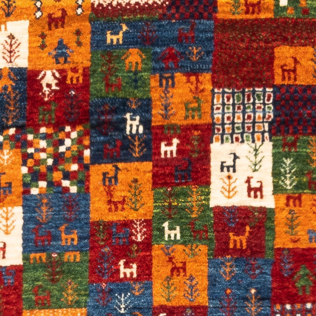 Tappeto Gabbeh - Loribaft Persero - Reale - 133 x 85 cm - multicolore