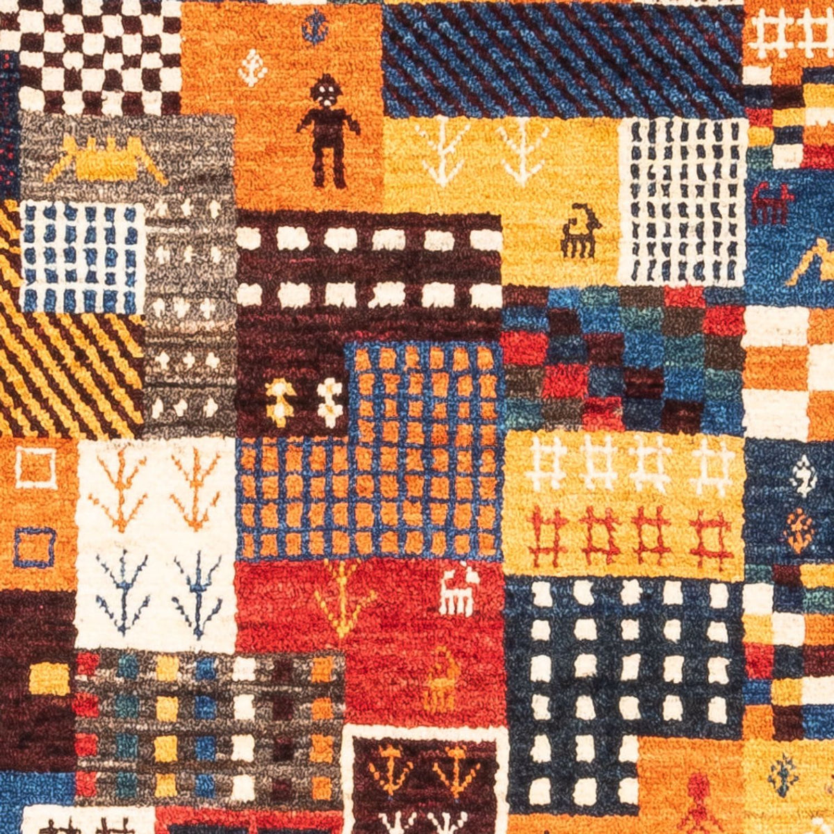 Tappeto Gabbeh - Loribaft Persero - Reale - 120 x 83 cm - multicolore