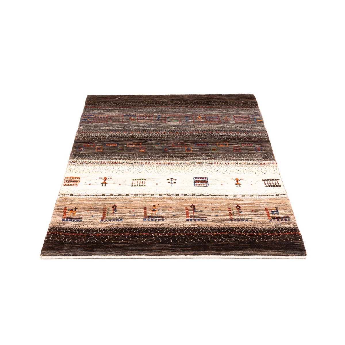 Tappeto Gabbeh - Loribaft Persero - Reale - 137 x 85 cm - marrone