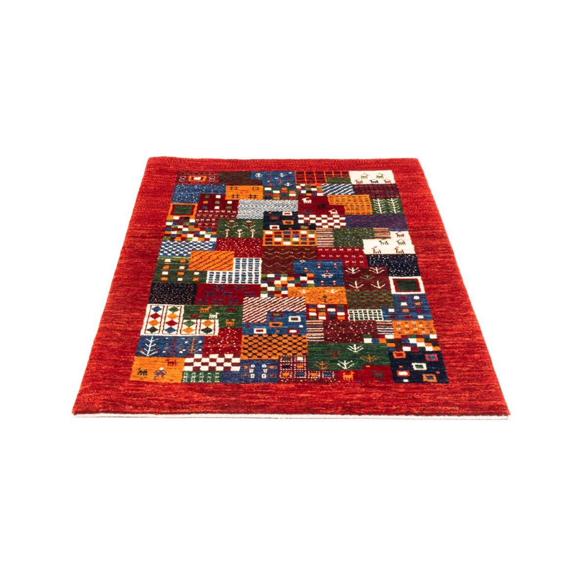 Tappeto Gabbeh - Loribaft Persero - Reale - 132 x 86 cm - multicolore
