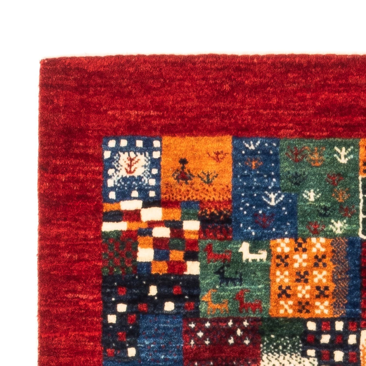 Tappeto Gabbeh - Loribaft Persero - Reale - 130 x 86 cm - multicolore