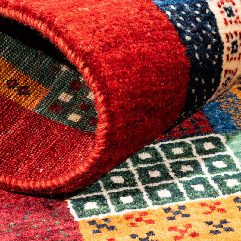 Tappeto Gabbeh - Loribaft Persero - Reale - 130 x 86 cm - multicolore