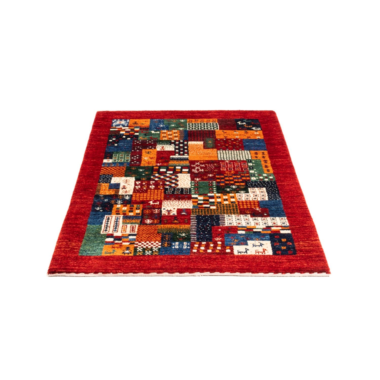 Tappeto Gabbeh - Loribaft Persero - Reale - 130 x 86 cm - multicolore