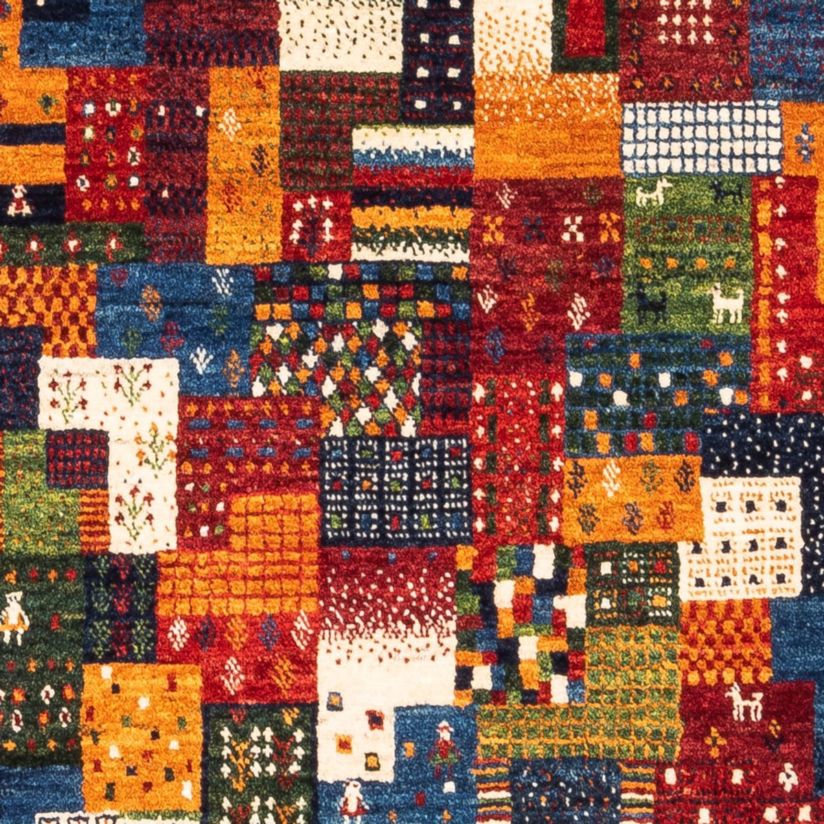 Tappeto Gabbeh - Loribaft Persero - Reale - 120 x 87 cm - multicolore